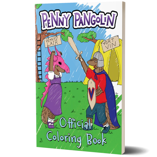 Penny Pangolin Official Coloring Book