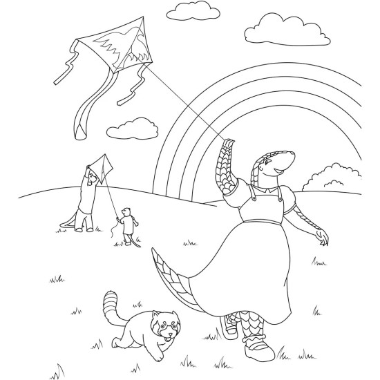 Penny Pangolin Official Coloring Book