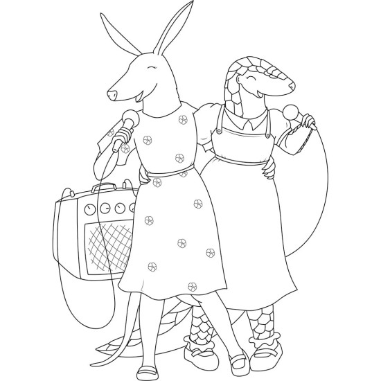 Penny Pangolin Official Coloring Book